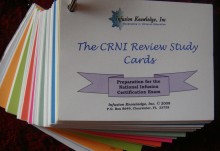 CRNI Exam Prep – Study Card Set